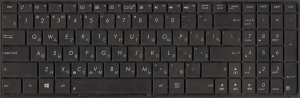 Клавиатура для ноутбука Asus K52/K53/K54/K55/K72/K73/N50/N61/N70/N71/N73 и др. аналог, версия 3, новая, черная, RUS