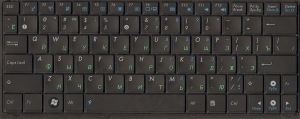 Клавиатура для ноутбука ASUS Eee PC 1101/N10E/N10J, аналог, новая, черная, RUS