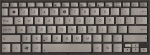 Клавиатура для ноутбука ASUS UX21E, новая, серебристая, 0KNB0-1100RU00