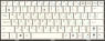Клавиатура 04GOA0U2KRU10-3 для нетбуков ASUS Eee PC 1000/1003 series, аналог, новая, белая, RUS
