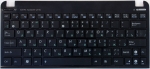 Клавиатура 04GOA292KRU00-2 для нетбуков Eee PC Seashell Series, оригинальная, топкейс, БУ, черная, RUS