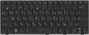 Клавиатура MP-09A33US-5282 для нетбука ASUS Eee PC 1005, аналог, новая, черная, RUS