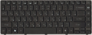 Клавиатура для ноутбука Gateway NV49C/Packard Bell Easynote NM85/NM87 NSK-AM30R 9Z.N1P82.30R, новая, черная, RUS