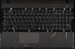 Клавиатура для ноутбука Samsung NP300E5C топкейс - оригинальная, новая, черная, RUS, BA75-03502N A