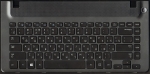 Клавиатура для ноутбука Samsung NP355V4C, топкейс, оригинальная, новая, клавиатура черная, топкейс серый, RUS,  BA75-04105C