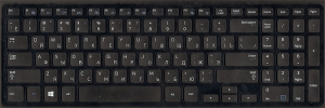 Клавиатура для ноутбука Samsung NP355E5C, аналог, с рамкой, новая, черная, RUS, BA75-04303C