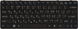Клавиатура для ноутбука Sony Vaio SVE111, SVT111M1R и др. аналог, новая, черная, RUS