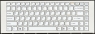 Клавиатура для ноутбука Sony VAIO VPC-EA, аналог, с рамкой, новая, белая, RUS