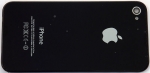 Задняя крышка для Apple iPhone 4 A1332, аналог, новая, черная