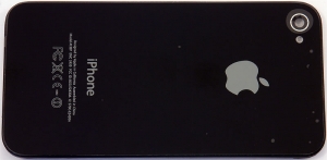 Задняя крышка для Apple iPhone 4S A1387, аналог, новая, черная