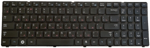 Клавиатура для ноутбука Samsung R580,NP-R580,NP-R578 (BA59-02680C) БУ, Черный, RUS
