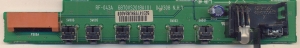 Плата кнопок управления RF-043A 6870VS2018A для плазменной панели LG RT-42PX11 (шасси PDP42V6) и др. БУ