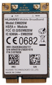 3G модуль для планшетов ASUS/Acer Huawei EM820W HSPA+ Оригинальный, Huawei, БУ