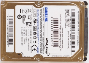 Жесткий диск 2,5 SATA 320Gb 5400rpm 8Mb Samsung HM321HI SATA II Оригинальный, Samsung, БУ"